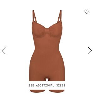 Skims seamless sculpt mid thigh bodysuit